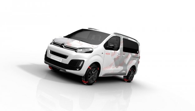 Terenowy Van Citroena w koncepcyjnej odsonie SpaceTourer 4x4