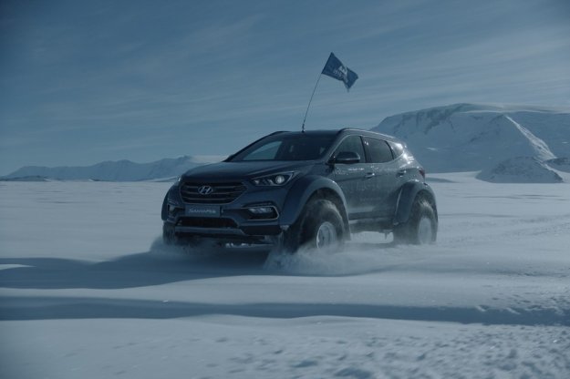 Hyundai podbija Antarktyd modelem Santa Fe