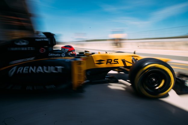 Robert Kubica na testach w Renault