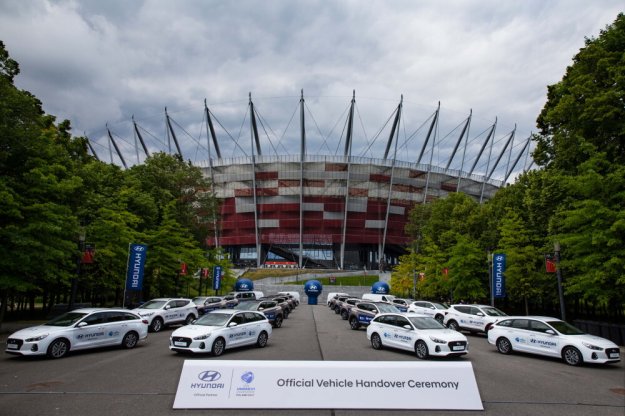 Hyundai przekaza flot samochodw na UEFA EURO U21 Polska