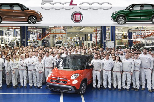 Fiat 500L osiga p miliona sprzedanych modeli