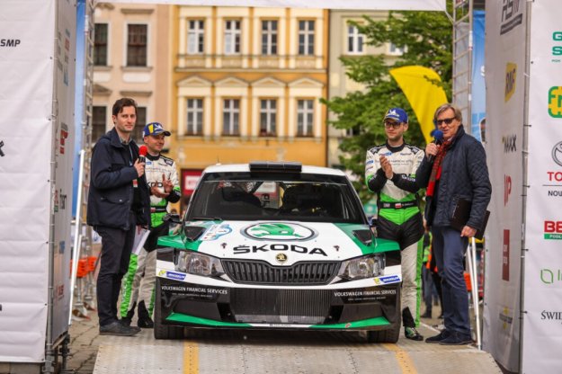 Marczyk w Skoda Fabia R5 zwycizc I rundy RSMP