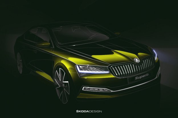 Pierwsze szkice nowej Skoda Superb