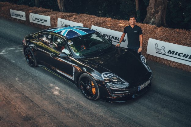 Porsche Taycan z wizyt na Festiwalu Prdkoci