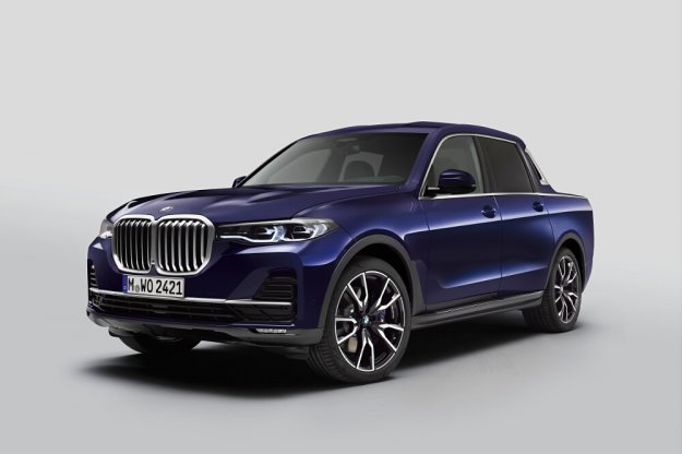 Poczenie BMW X7 z nadwoziem typu pick-up