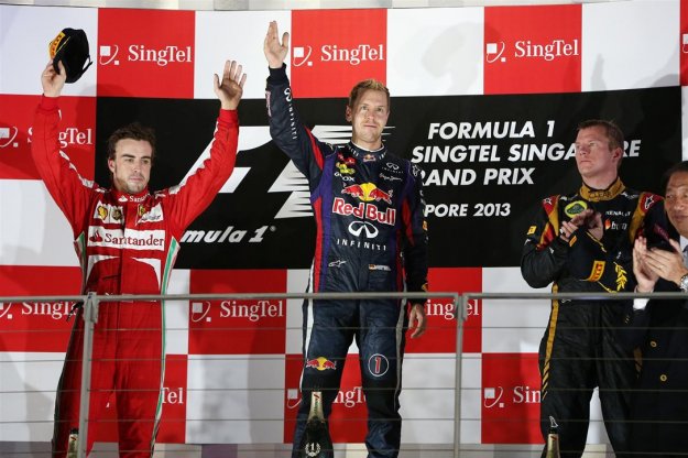 F1 Singapur - nocny wycig bez niespodzianek